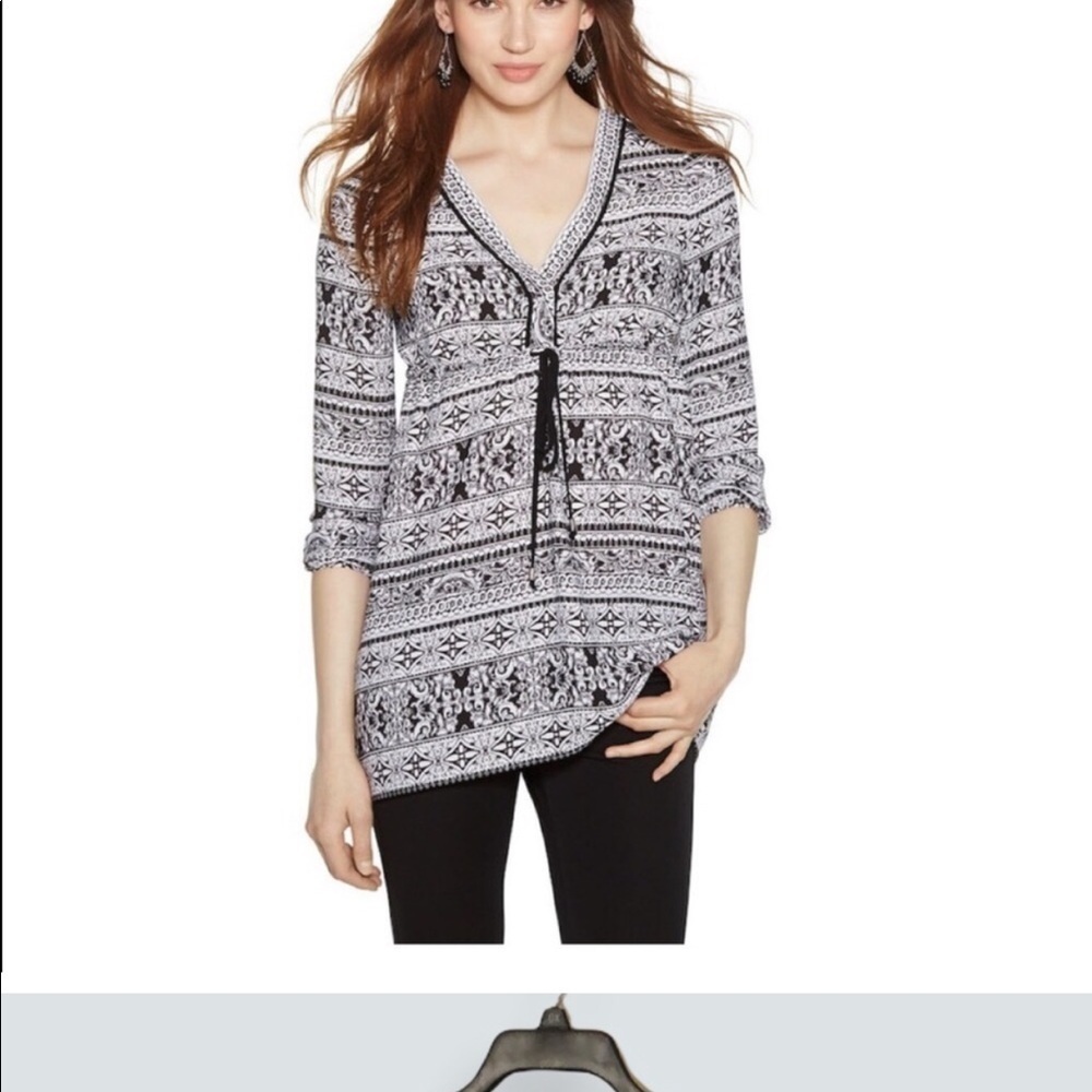 WHBM blouse with empire waist . Sz 2